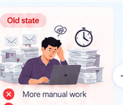 Manual disconnected work